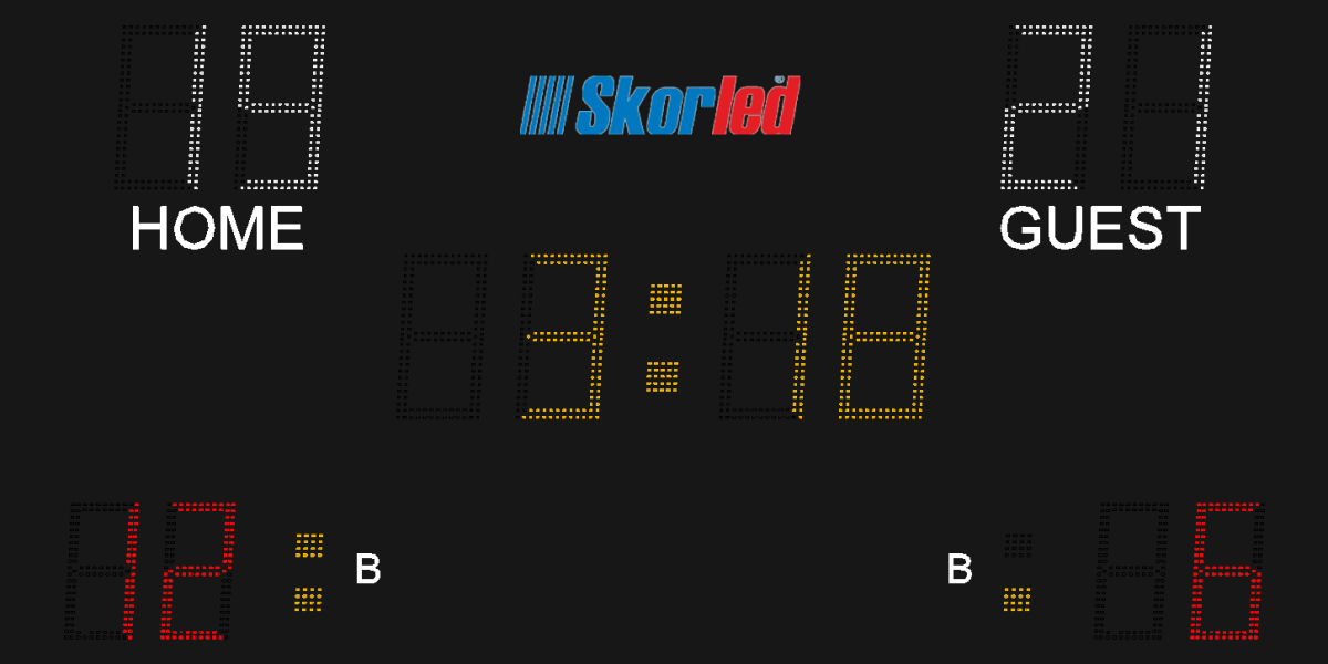 SBS 20003 — SBS 20003 3X3 TİPİ SKORBORD