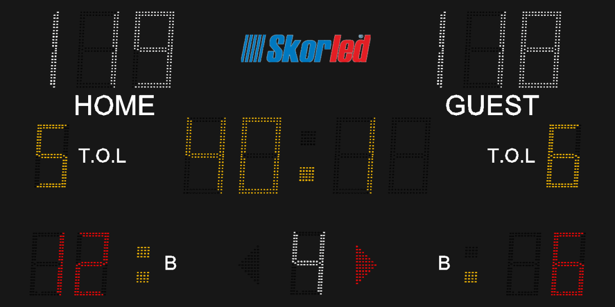 SBS 2000B — SBS 2000B NBA TİPİ SKORBORD